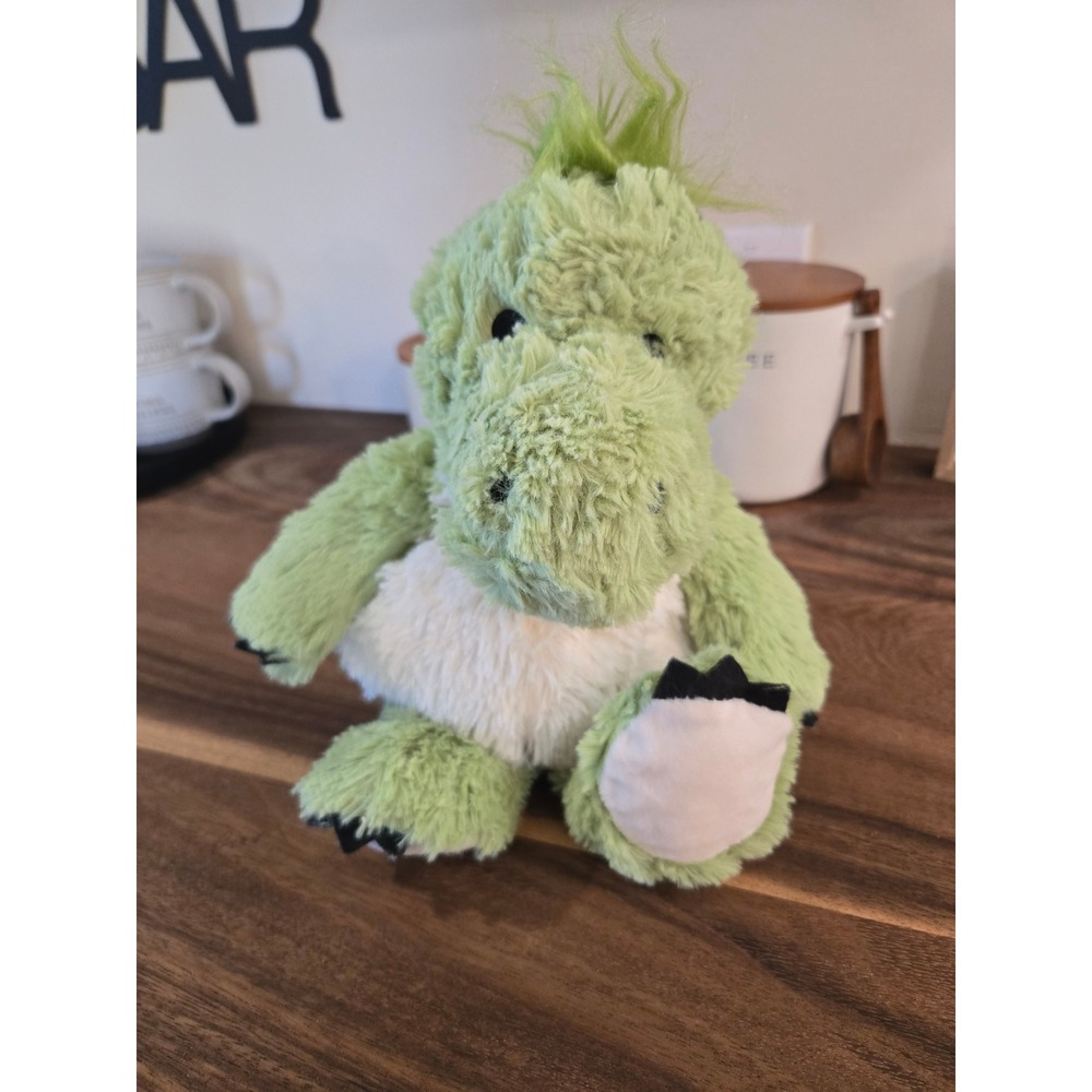 Warmies Microwavable Lavender Scented Green Dinosaur Plush Weighted Stuffed Toy